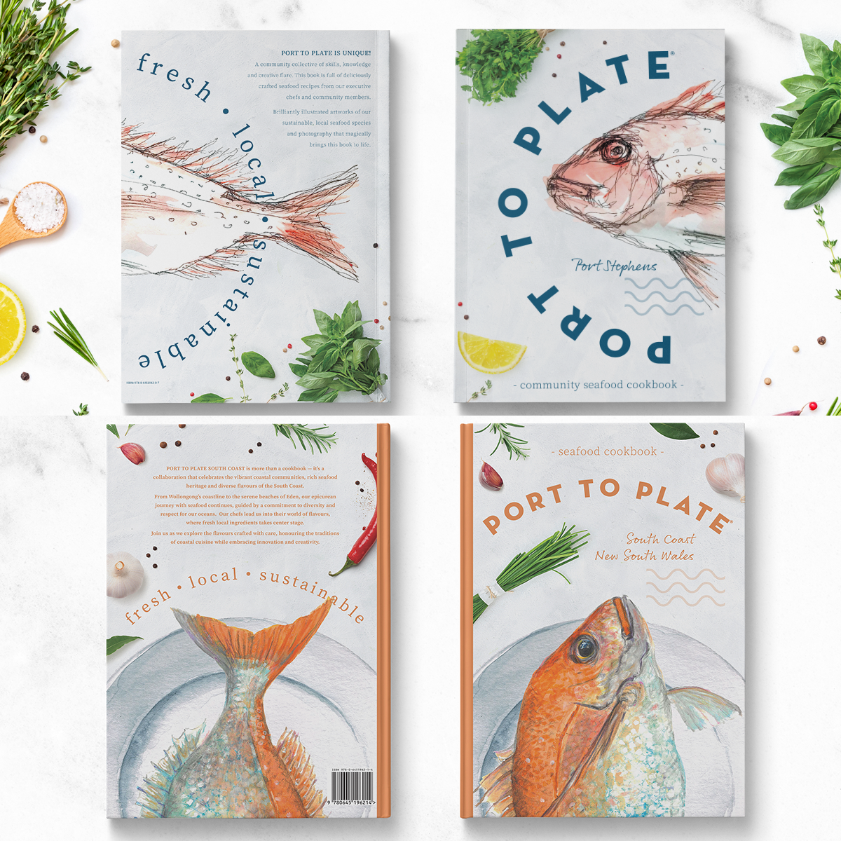 Port to Plate Bundle. Port Stephens & South Coast (Hardcover)